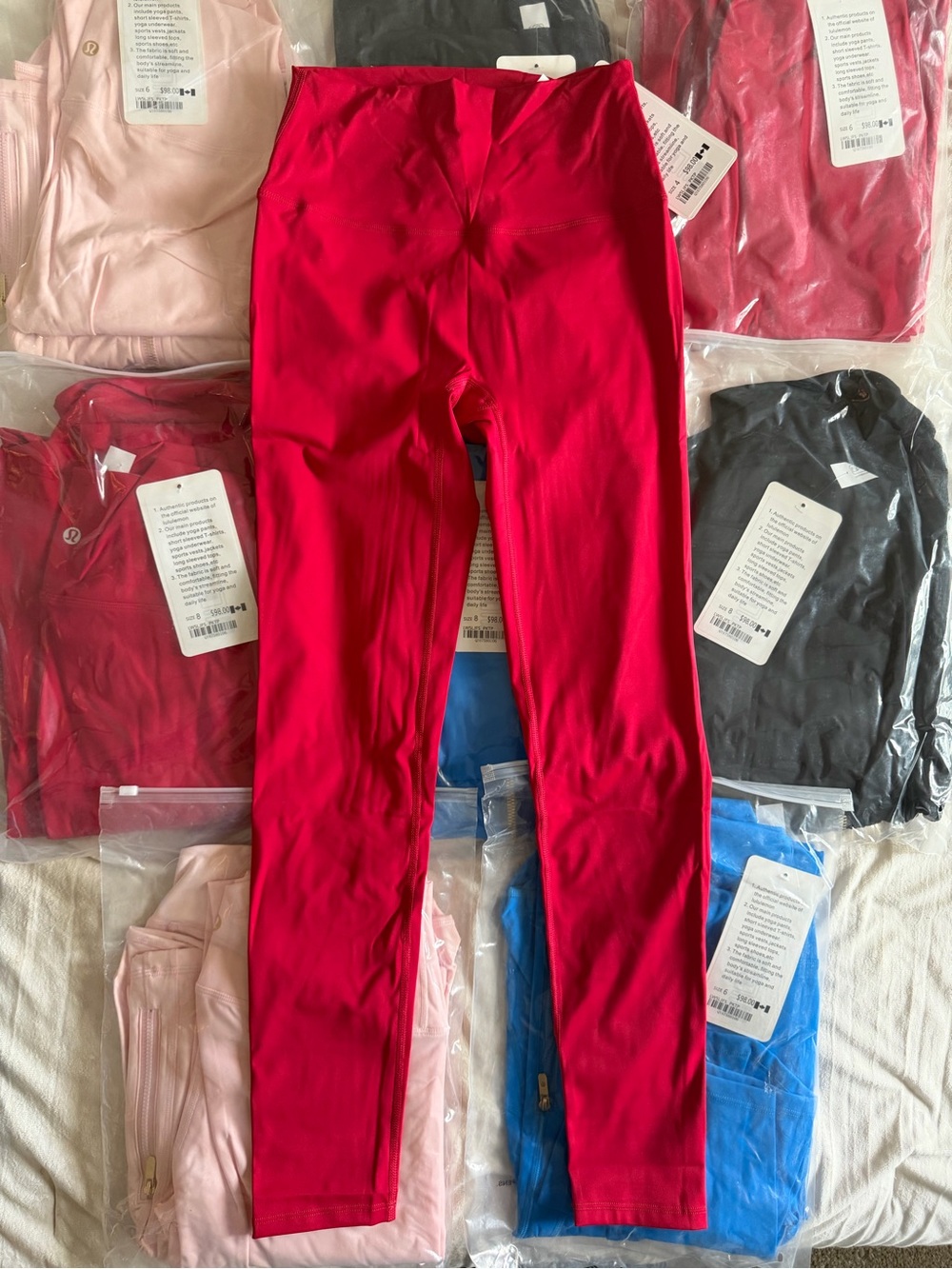 Red Matching Lulu Set - Picture 3 of 4